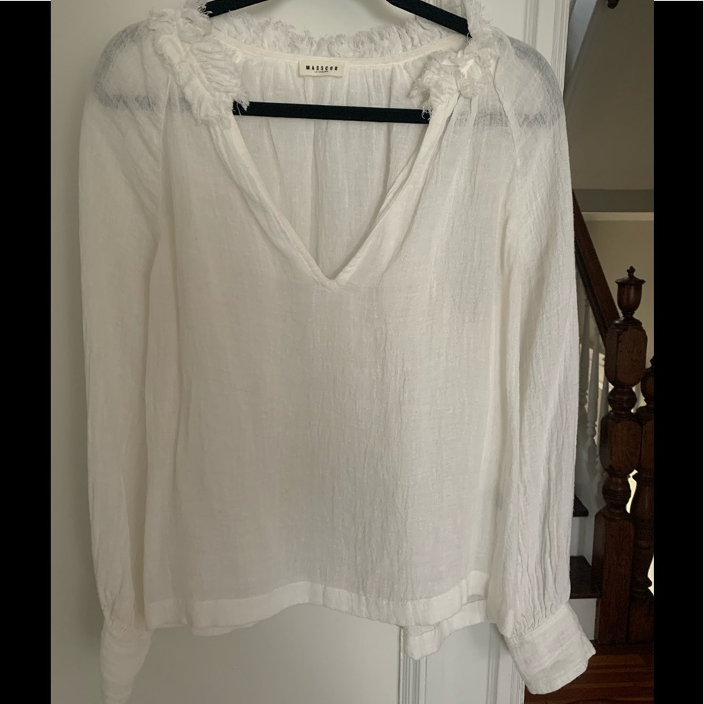Masscob Gauze Peasant Blouse, Fits size S-M